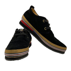 Pre-owned BaBiDiEr Suede Shoes Black 4VS